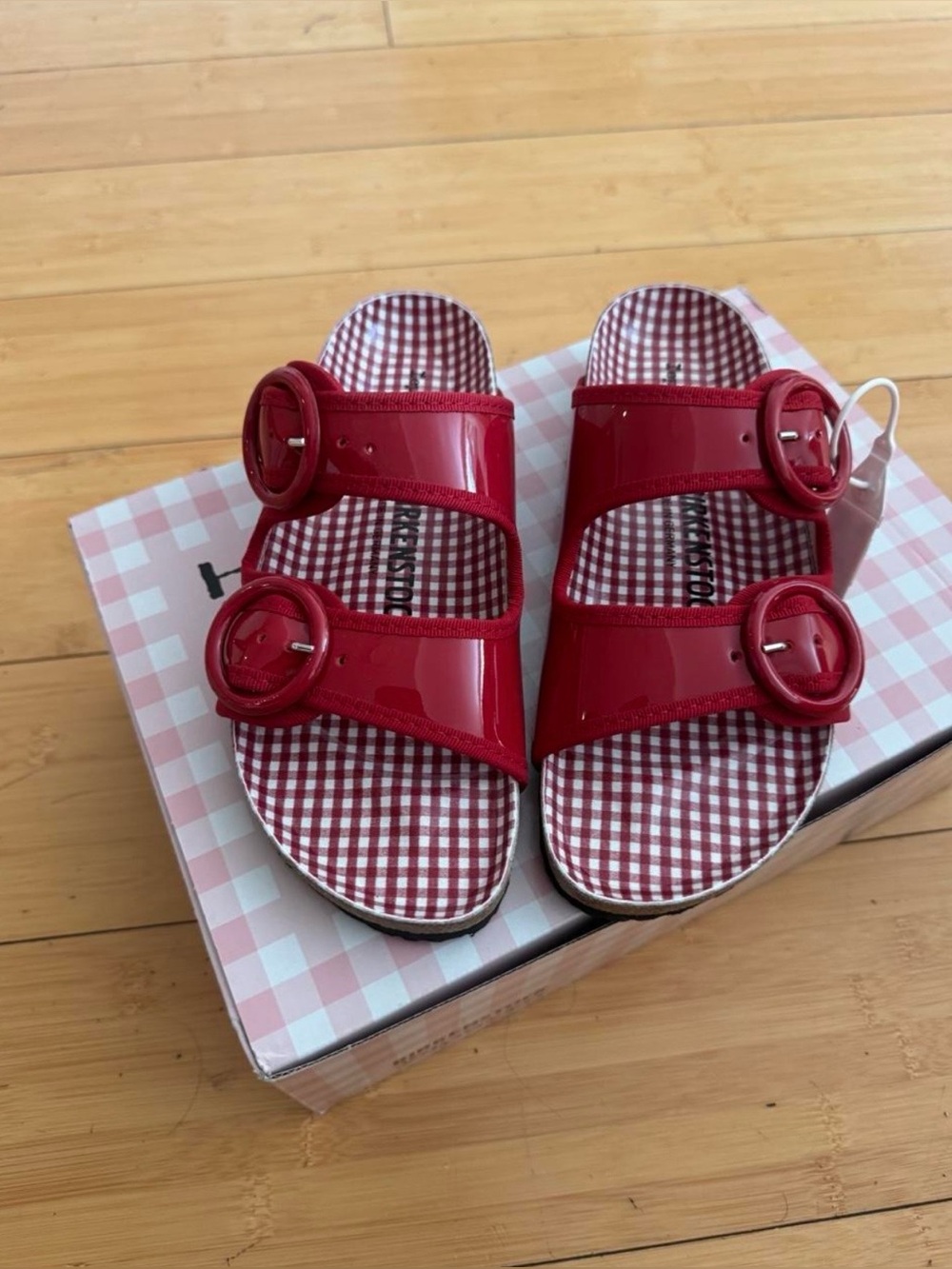 Birkenstock x Repetto Arizona Round Buckle Flame Red 37 sold out